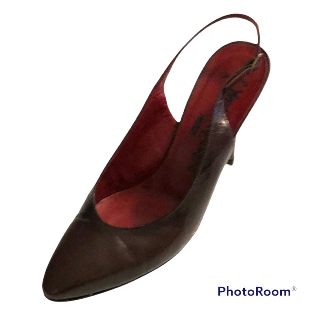 Vintage YSL slingback heels - Picture 2 of 8